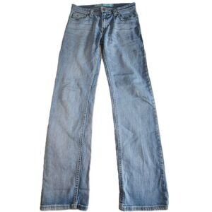 ROCK & ROLL Revolver Straight Slim Jeans Mens 32x34 Blue Denim Western Cowboy